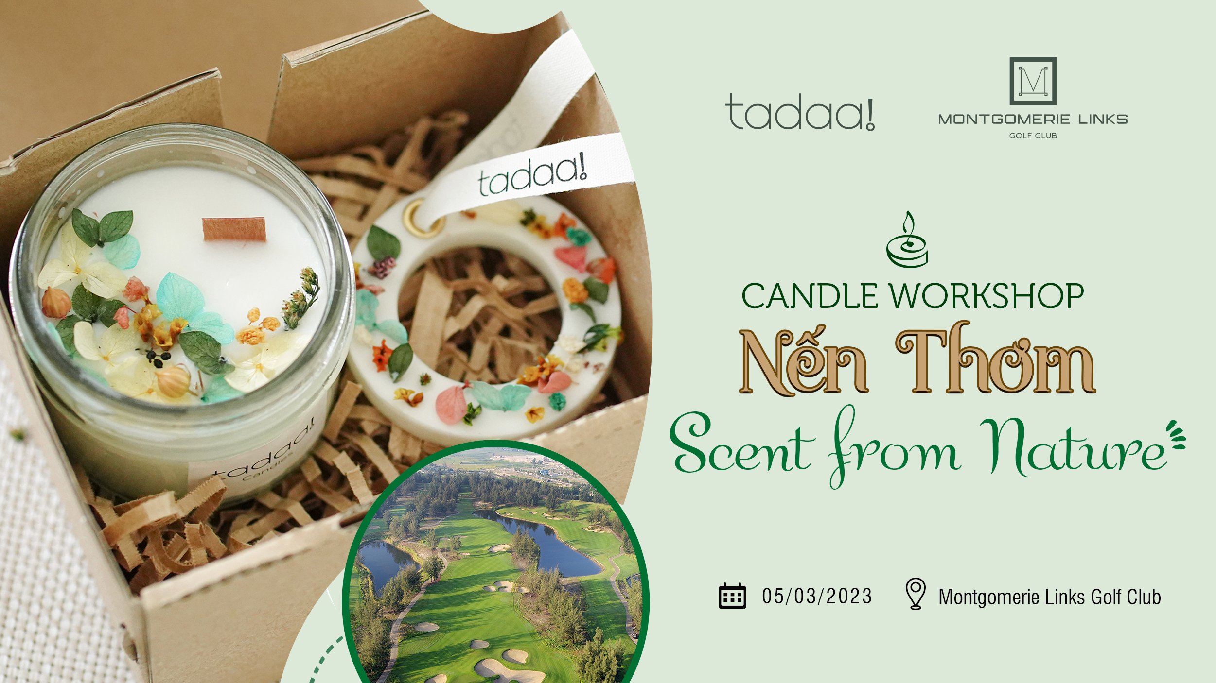 WORKSHOP NẾN THƠM - SCENT FROM NATURE